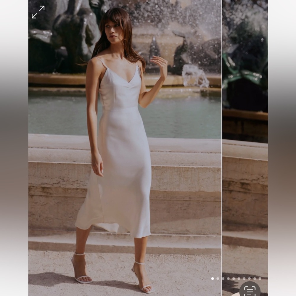 MESHKI Kiko Dress Ivory